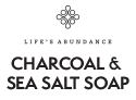 Life's Abundance charcoal and sea salt soap